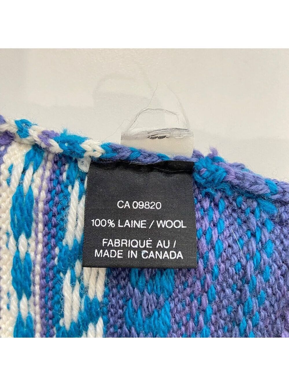 Orage 100%Wool Beanie Slouchy Tassel Fair Isle Knit Streetwear unisex Winter Hat - Picture 6 of 14